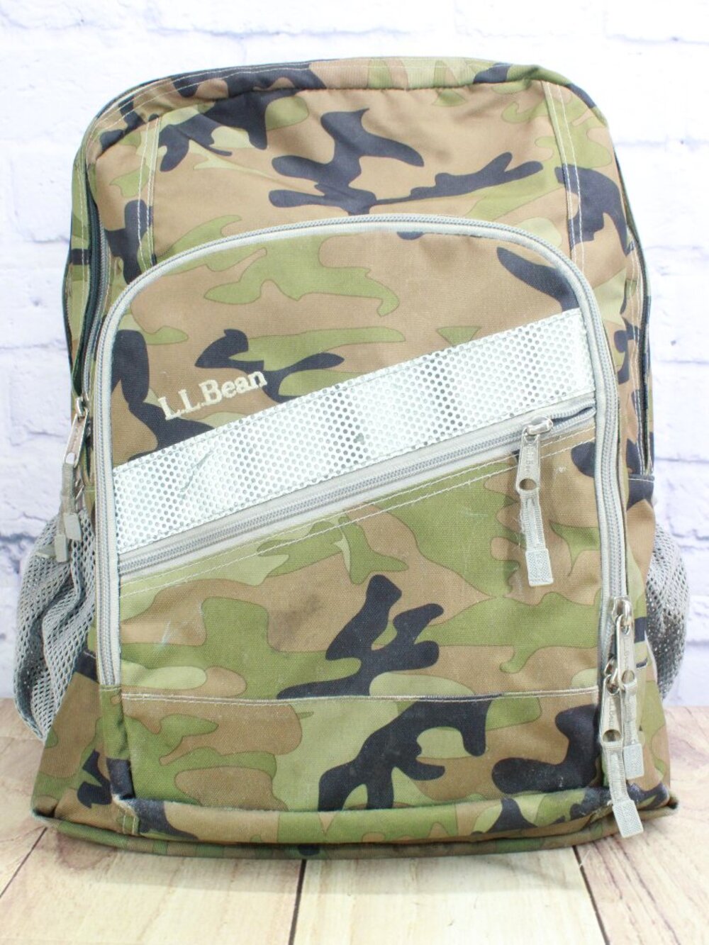 LL Bean Unisex Adult Deluxe Book Pack 37L School Backpack Summer Camp Camo READ